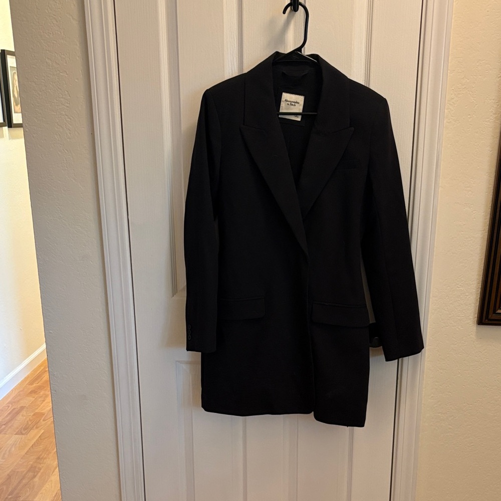 Abercrombie & Fitch Black Women's Blazer Dress